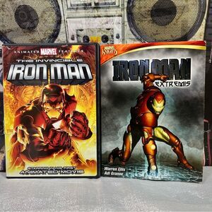 Iron Man MARVEL Universe Movies DVDs LOT of 2
